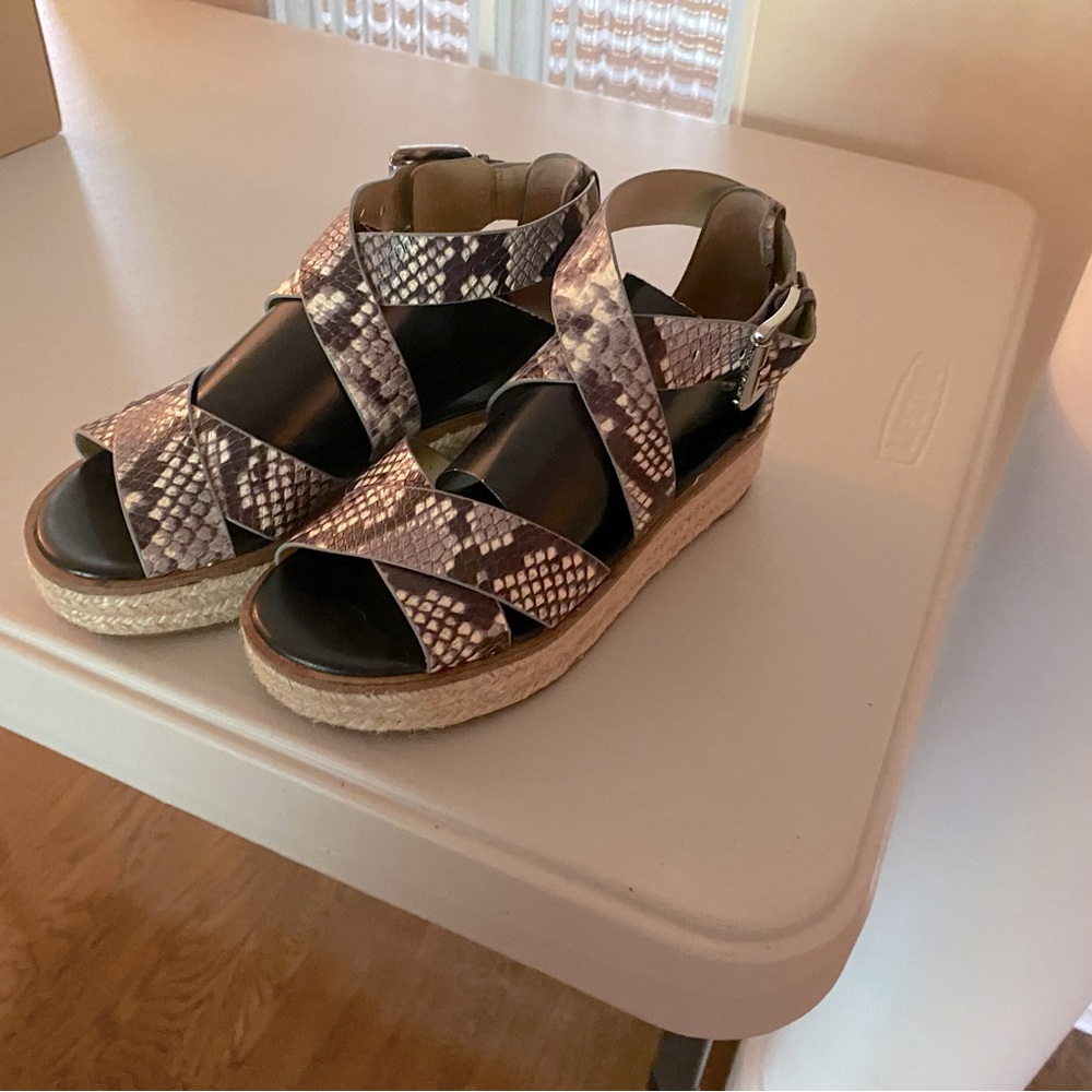 Michael Kors leather sandals, size 5,5